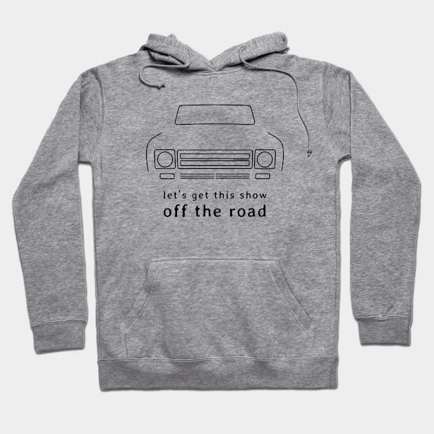 Let's get this IH Scout II 4x4 off the road..! Hoodie by soitwouldseem